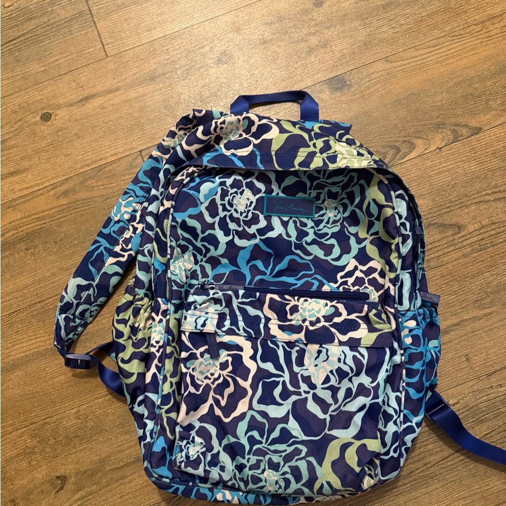 Floral Blue Backpack